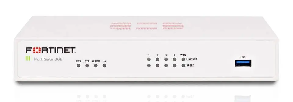 Межсетевой экран FORTINET FortiGate 30E (сертифицированный ФСТЭК) - FG-30E-LENC-CERT