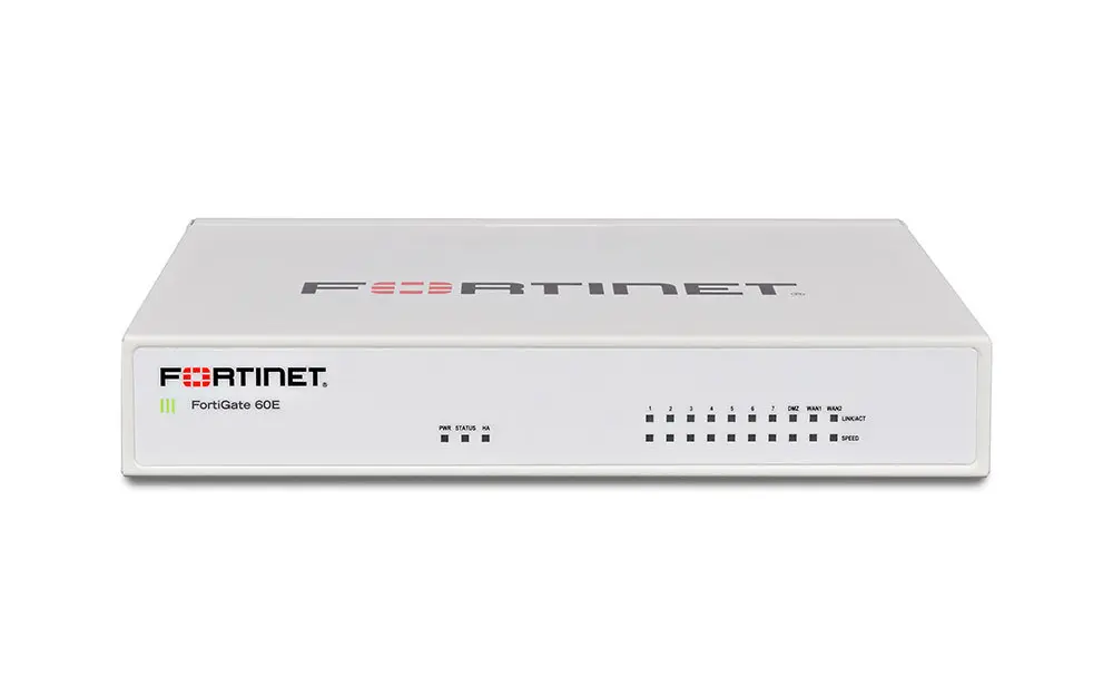 Межсетевой экран FORTINET FortiGate 60E Bundle with FortiCare 8x5 and FortiGuard Unified Protection for 1 Year - FG-60E-BDL Межсетевой экран FORTINET FortiGate 60E Bundle with FortiCare 8x5 and FortiGuard Unified Protection for 1 Year - FG-60E-BDL