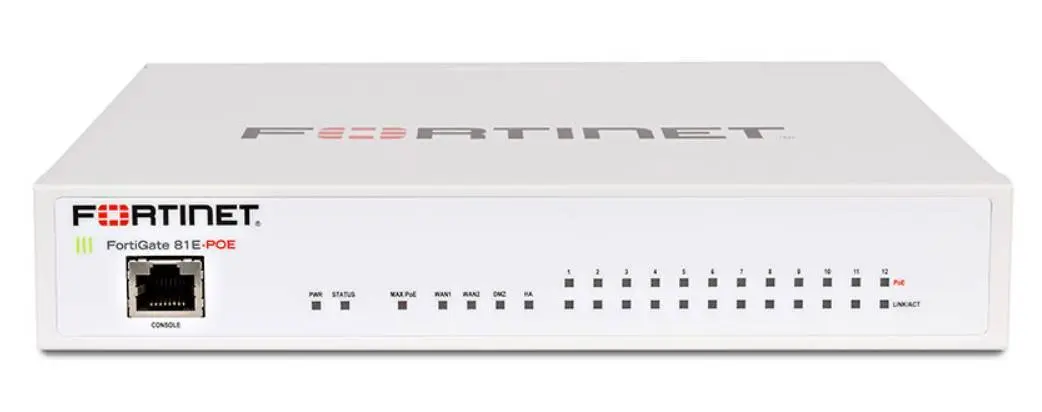 Межсетевой экран FORTINET FortiGate 80E-POE - FG-80E-POE Межсетевой экран FORTINET FortiGate 80E-POE - FG-80E-POE